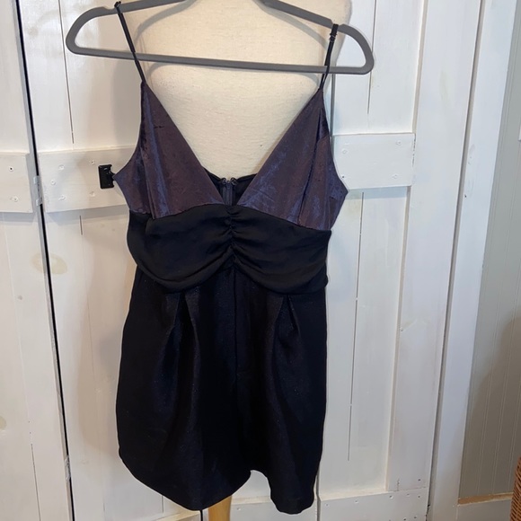 NWOT Free People Sylkie Black Velvet Romper - Picture 2 of 5